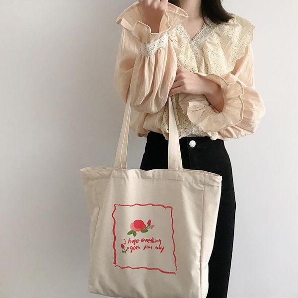 casual canvas bag print rose flower i hope everything goes your way large-capacity shoulder gift for mother girlfriend party favor
casual canvas bag print rose flower i hope everything goes your way large-capacity shoulder gift for mother girlfriend party favor