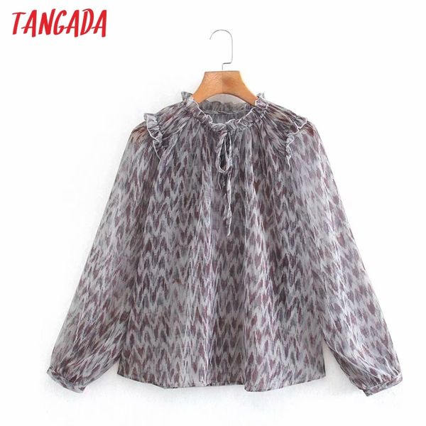 french style women retro oversized print crop blouse long sleeve chic female casual loose shirt xn265 210416, White
french style women retro oversized print crop blouse long sleeve chic female casual loose shirt xn265 210416, White