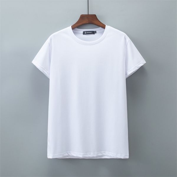 high cotton pure color simple round neck summer men's t-shirt straight slim is not easy to deform, White;black
high cotton pure color simple round neck summer men's t-shirt straight slim is not easy to deform, White;black