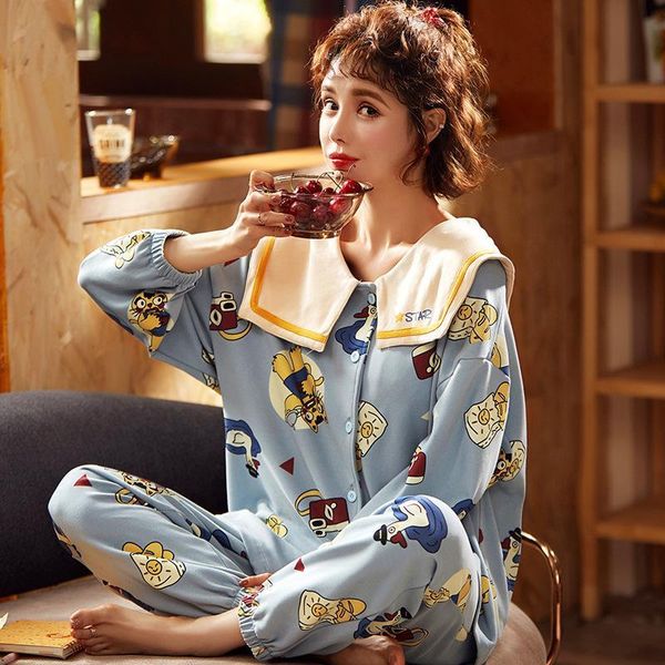 sleepwear women cute pyjamas girl lounge wear and pants sleepwear cotton soft pajamas set casual home, Black;red
sleepwear women cute pyjamas girl lounge wear and pants sleepwear cotton soft pajamas set casual home, Black;red