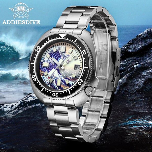 wristwatches addiesdive men's watch super luminous surf dial 316l stainless steel ceramic bezel 20bar waterproof nh35a automatic, Slivery;brown
wristwatches addiesdive men's watch super luminous surf dial 316l stainless steel ceramic bezel 20bar waterproof nh35a automatic, Slivery;brown