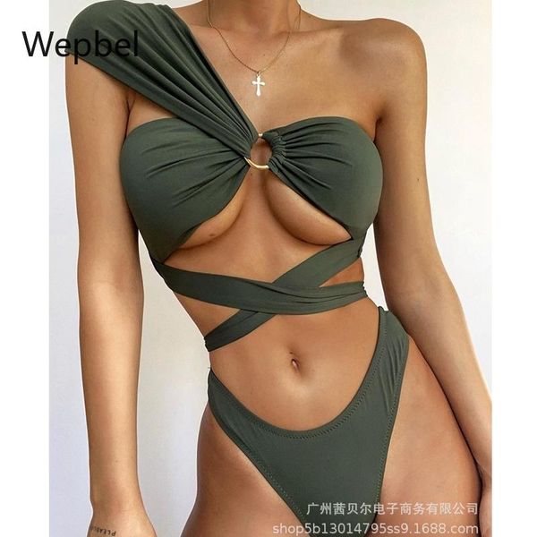 women's swimwear wepbel bathing suit push up thong banded bikini two piece swimsuit women micro biquini set, White;black
women's swimwear wepbel bathing suit push up thong banded bikini two piece swimsuit women micro biquini set, White;black