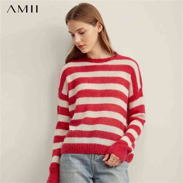 autumn women striped knitted sweater female casual round neck long sleeve loose turtleneck 11970663 210527, White
autumn women striped knitted sweater female casual round neck long sleeve loose turtleneck 11970663 210527, White