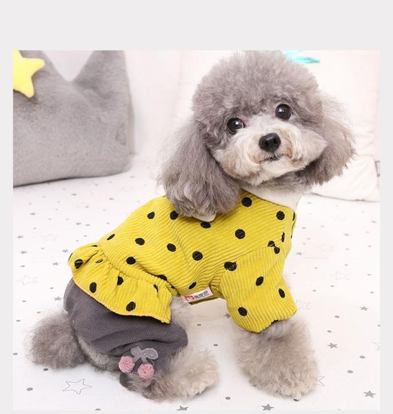 cute dots dog jumpsuit skirt winter clothes pet clothing overalls thicken warm coat outfit pomeranian poodle costumes apparel
cute dots dog jumpsuit skirt winter clothes pet clothing overalls thicken warm coat outfit pomeranian poodle costumes apparel