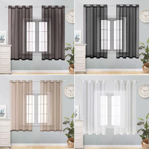 curtain & drapes 2pcs/lot window tulle curtains for living room bedroom pure color sheer door panel valances
curtain & drapes 2pcs/lot window tulle curtains for living room bedroom pure color sheer door panel valances