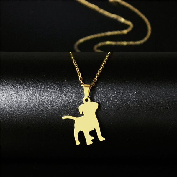 pendant necklaces fashion stainless steel charm pet necklace for women girls cute puppy dog gold color engagement jewelry, Silver
pendant necklaces fashion stainless steel charm pet necklace for women girls cute puppy dog gold color engagement jewelry, Silver