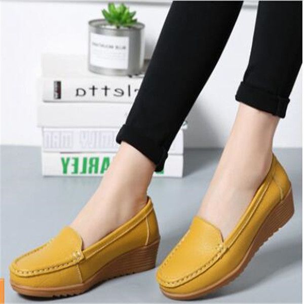 comfortable durable spring autumn mother shoes middle-aged elderly women wedge heel women's leather casual fashionable women heel shoe, Black
comfortable durable spring autumn mother shoes middle-aged elderly women wedge heel women's leather casual fashionable women heel shoe, Black
