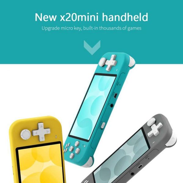 portable game players x20 mini retro handheld player 4.3 inch screen 8gb dual open source system pocket video console
portable game players x20 mini retro handheld player 4.3 inch screen 8gb dual open source system pocket video console