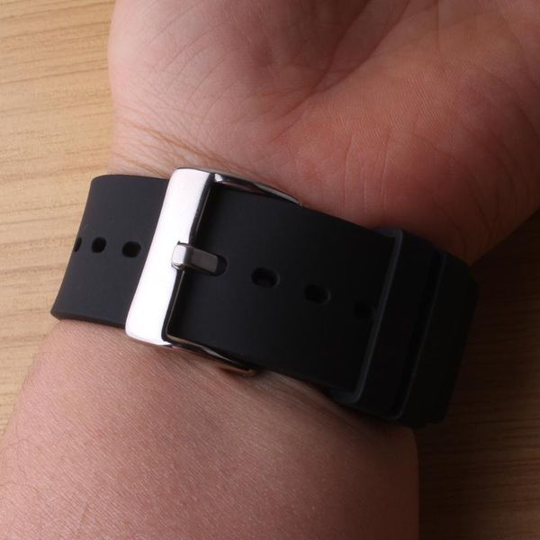 watch bands 22mm black silicone watchbands rubber smooth bracelets wrist strap light soft for men sport watches promotion driving watchband, Black;brown
watch bands 22mm black silicone watchbands rubber smooth bracelets wrist strap light soft for men sport watches promotion driving watchband, Black;brown