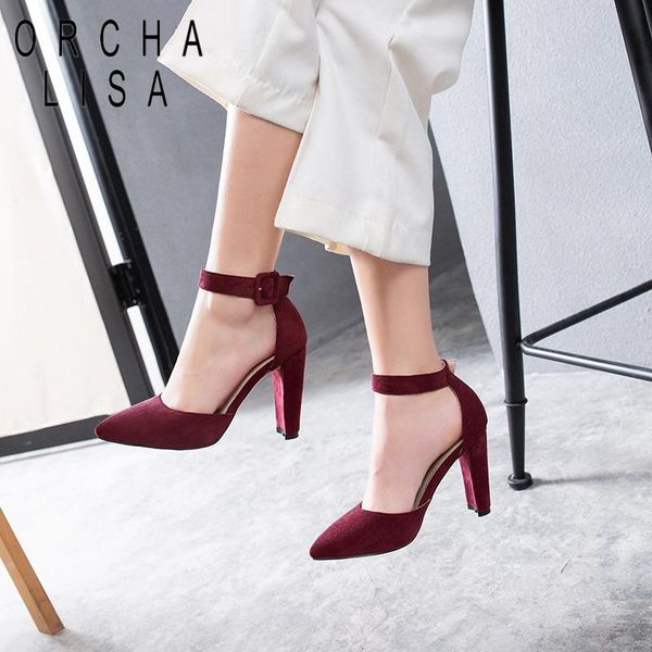 summer women flock high heels shoes ankle strap pointed toe sandals ladies outdoor party zapatos mujer large size 45, Black
summer women flock high heels shoes ankle strap pointed toe sandals ladies outdoor party zapatos mujer large size 45, Black
