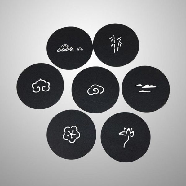 mats & pads 7 pcs creative round felt coasters water absorbent heat resistant patterend coffee cup (black)
mats & pads 7 pcs creative round felt coasters water absorbent heat resistant patterend coffee cup (black)