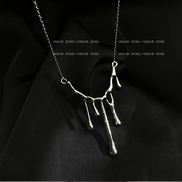 pendant necklaces liquid lava necklace female luxury niche design ins cool wind net red clavicle chain 2021, Silver
pendant necklaces liquid lava necklace female luxury niche design ins cool wind net red clavicle chain 2021, Silver