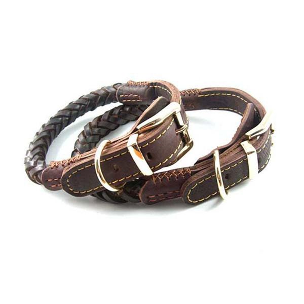 brown leather large dog collar heavy and duty genuine braided pet for training labrador gold retriever rottweiler collars & leashes
brown leather large dog collar heavy and duty genuine braided pet for training labrador gold retriever rottweiler collars & leashes