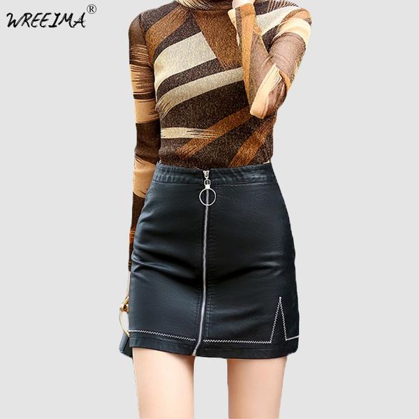 skirts 2021 selling fashion women bandage pu leather mini zipper style natural waist casual clothes for ladies qz09, Black
skirts 2021 selling fashion women bandage pu leather mini zipper style natural waist casual clothes for ladies qz09, Black