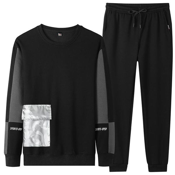 men's tracksuits men sets patchwork autumn hong-kong style long sleeve hip-hop summer soft loose simple casual all-match fashion street, Gray
men's tracksuits men sets patchwork autumn hong-kong style long sleeve hip-hop summer soft loose simple casual all-match fashion street, Gray