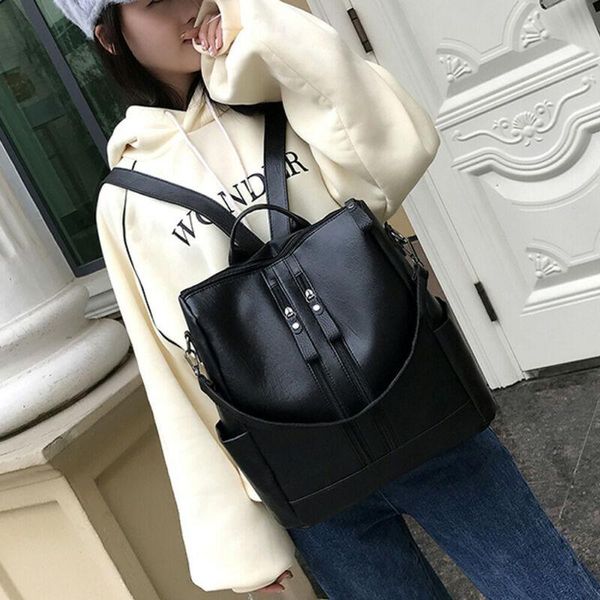backpack fashion shoulder bag rucksack pu leather handbag pack travel women ladies black
backpack fashion shoulder bag rucksack pu leather handbag pack travel women ladies black