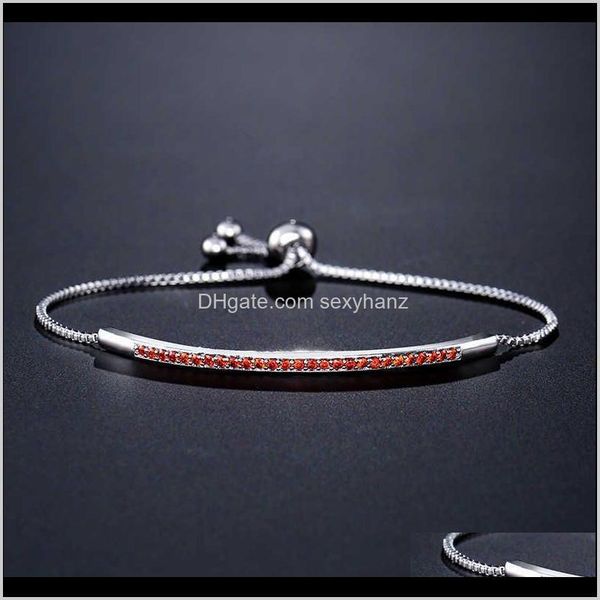 charm bracelets jewelry drop delivery 2021 adjustable gift bangle jewellery bracelet cz crystal chain elegant zircons women znfvf, Golden;silver
charm bracelets jewelry drop delivery 2021 adjustable gift bangle jewellery bracelet cz crystal chain elegant zircons women znfvf, Golden;silver