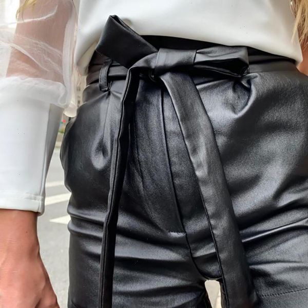 womens shorts women black leather england style pu high waist solid color bow tie wide leg with belt, White;black
womens shorts women black leather england style pu high waist solid color bow tie wide leg with belt, White;black