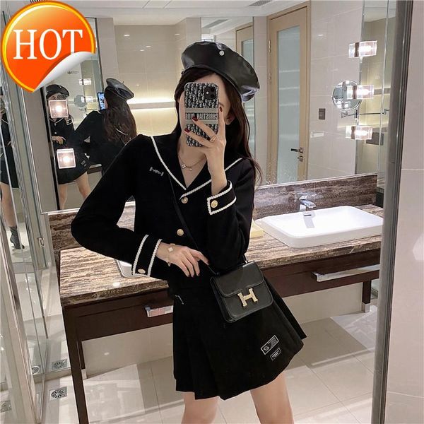 lanlin 2021 spring and autumn temperament celebrity suit dress foreign style black small two piece set women's pants & capris, Black;white
lanlin 2021 spring and autumn temperament celebrity suit dress foreign style black small two piece set women's pants & capris, Black;white