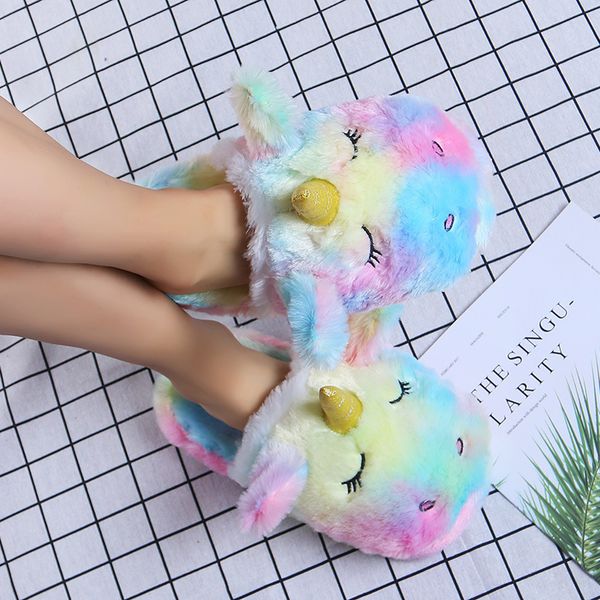 rainbow unicorn slippers plush toys winter warm feet shoes half bag heel creative doll girl
rainbow unicorn slippers plush toys winter warm feet shoes half bag heel creative doll girl