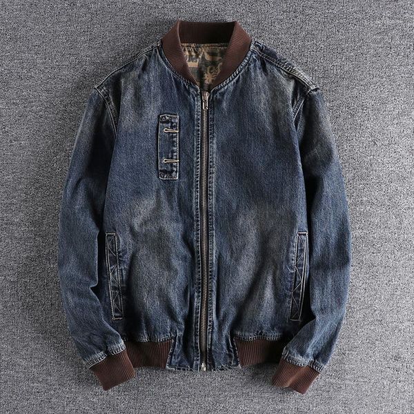 men's jackets 2021 arrival denim baseball collar jacket autumn trend casual coat outerwear clothes 454, Black;brown
men's jackets 2021 arrival denim baseball collar jacket autumn trend casual coat outerwear clothes 454, Black;brown