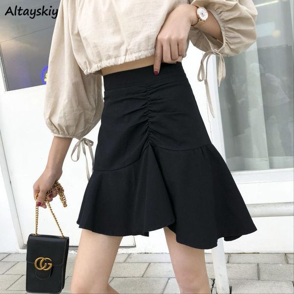 skirts women chic high street summer feminine solid simple cozy leisure sudaderas para clubwear ruffles design mujer de moda, Black
skirts women chic high street summer feminine solid simple cozy leisure sudaderas para clubwear ruffles design mujer de moda, Black