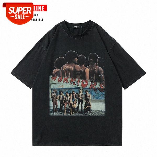 t shirt men's tide brand short-sleeved ins wash water make old retro hip-hop oversize casual sports bottoming #be2i, White;black
t shirt men's tide brand short-sleeved ins wash water make old retro hip-hop oversize casual sports bottoming #be2i, White;black
