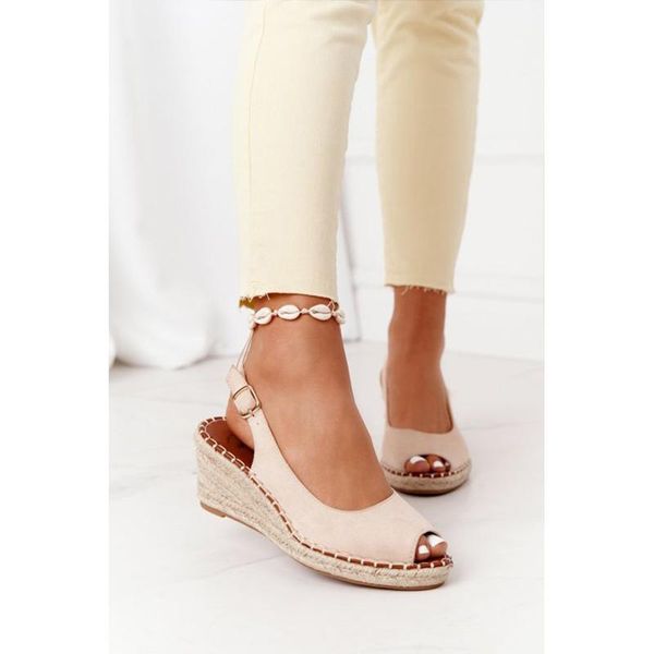 sandals summer women peep toe solid color buckle wedge for casual comfortable platform females mid heel, Black
sandals summer women peep toe solid color buckle wedge for casual comfortable platform females mid heel, Black