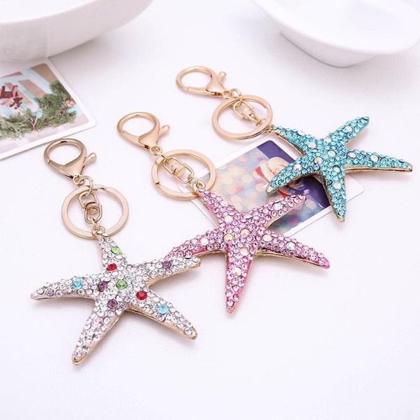 keychains lovely starfish rhinestone pendant key chain keychain ring bag phone car decor, Silver
keychains lovely starfish rhinestone pendant key chain keychain ring bag phone car decor, Silver