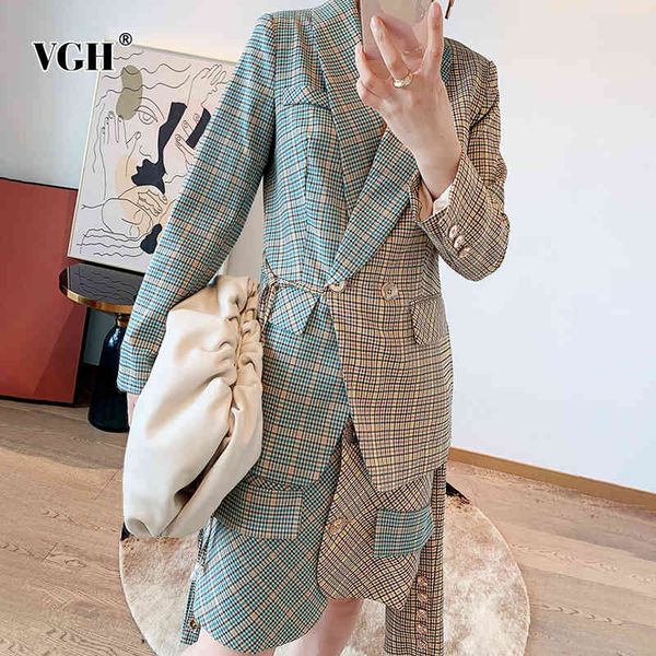 plaid two piece set for women lapel long sleeve casual blazer high waist mini skirt korean sets female fashion clothing 210507, White
plaid two piece set for women lapel long sleeve casual blazer high waist mini skirt korean sets female fashion clothing 210507, White