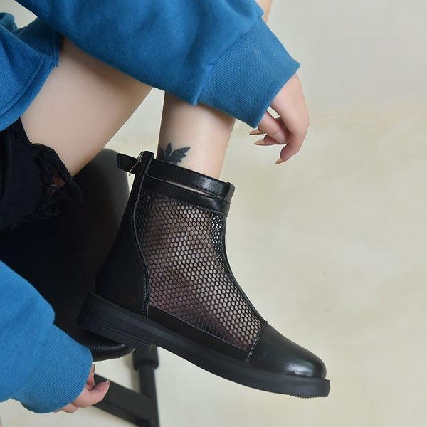 brand fashion ankle boots med heels square toe summer solid color breathable ladies shoes black
brand fashion ankle boots med heels square toe summer solid color breathable ladies shoes black