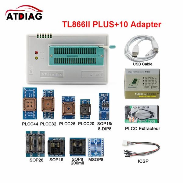 v9.0 original mini pro tl866 ii plus usb universal programmer eeprom flash with 10 adapters high speed diagnostic tools
v9.0 original mini pro tl866 ii plus usb universal programmer eeprom flash with 10 adapters high speed diagnostic tools