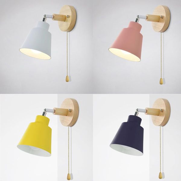 wall lamp - wooden sconce lighting fixture, aluminum shade, contemporary modern wood e27 base rotatable light
wall lamp - wooden sconce lighting fixture, aluminum shade, contemporary modern wood e27 base rotatable light