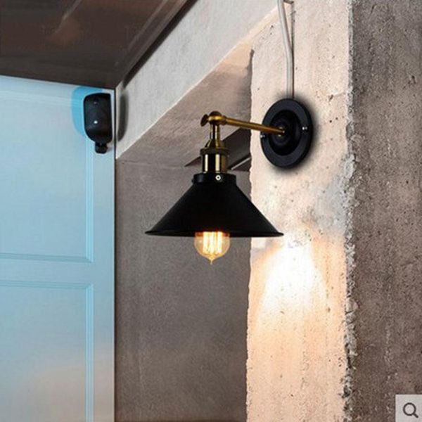 wall lamp black plug in with shades loft industrial e27 led interior light artistic coffe shop bar kitchen
wall lamp black plug in with shades loft industrial e27 led interior light artistic coffe shop bar kitchen