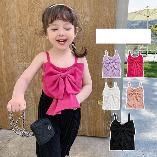 girls tank children summer cotton kids clothes vest cute big bow baby wear t-shirts b6920, Blue
girls tank children summer cotton kids clothes vest cute big bow baby wear t-shirts b6920, Blue
