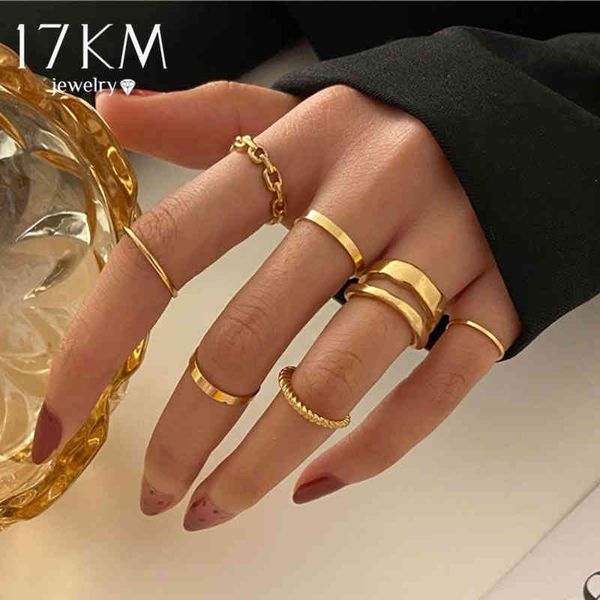 band 17km punk gold wide chain set for women girls fashion irregular finger thin rings female jewelry party, Silver
band 17km punk gold wide chain set for women girls fashion irregular finger thin rings female jewelry party, Silver