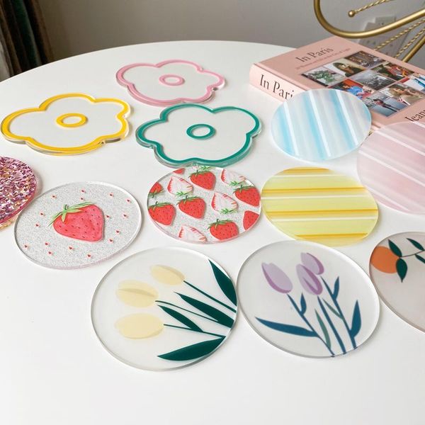 korea ins colorful acrylic waterproof insulation cup pad coffee milk water mat flower strawberry sequin anti slip 1pcs mats & pads
korea ins colorful acrylic waterproof insulation cup pad coffee milk water mat flower strawberry sequin anti slip 1pcs mats & pads