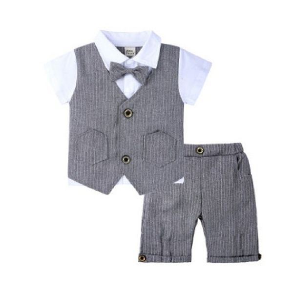 summer baby boy gentleman suit children short sleeve shirts vest bow tie kids clothes wedding party outfits 210413, White
summer baby boy gentleman suit children short sleeve shirts vest bow tie kids clothes wedding party outfits 210413, White