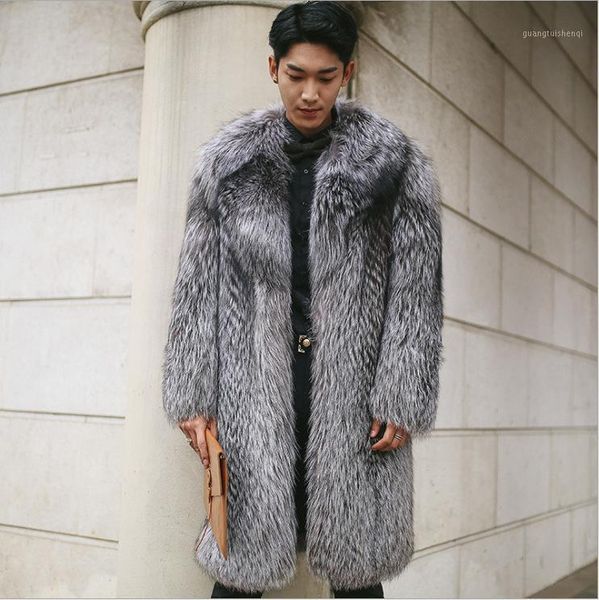 men's fur & faux winter men coat thick long sleeve warm lapel luxury jacket fashion bontjas mens furry shaggy outerwear parkas, Black
men's fur & faux winter men coat thick long sleeve warm lapel luxury jacket fashion bontjas mens furry shaggy outerwear parkas, Black