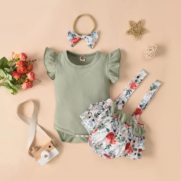 clothing sets born infant casual suspender shorts suit baby girls ribbed sleeve romper headbands outfits set girl clothes ropa, White
clothing sets born infant casual suspender shorts suit baby girls ribbed sleeve romper headbands outfits set girl clothes ropa, White