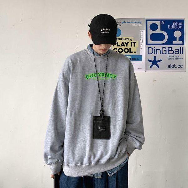 men's hoodies & sweatshirts men autumn-winter korean fashion trend all-match thickened hoodie male hong-kong style loose printed o-neck, Black
men's hoodies & sweatshirts men autumn-winter korean fashion trend all-match thickened hoodie male hong-kong style loose printed o-neck, Black