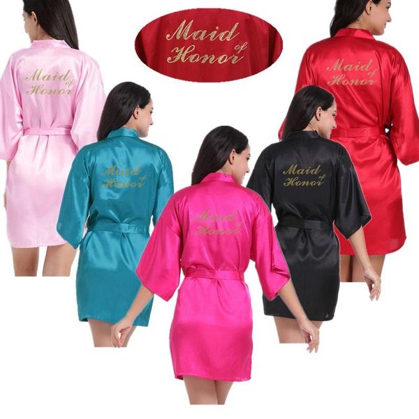women's sleepwear wholesale maid of honor letter gold glitter women solid satin kimono robes for wedding party birthday bathrobes t4, Black;red
women's sleepwear wholesale maid of honor letter gold glitter women solid satin kimono robes for wedding party birthday bathrobes t4, Black;red