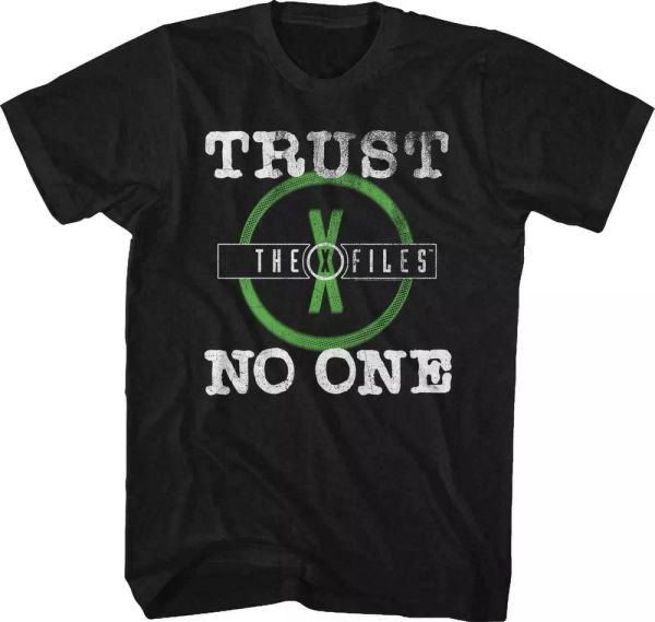 the x files trust no one t shirt mens licensed tv show alien ufo tee retro black, White;black
the x files trust no one t shirt mens licensed tv show alien ufo tee retro black, White;black