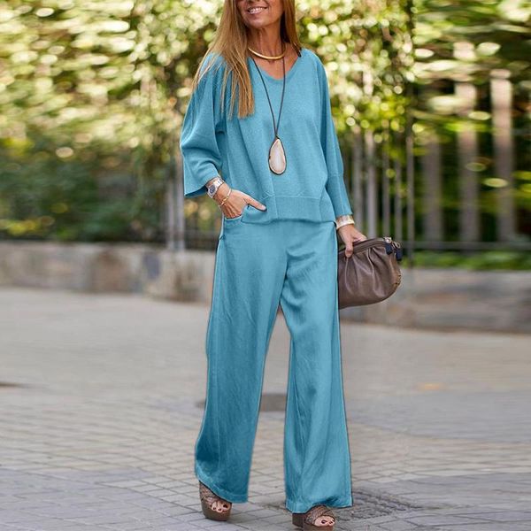 women's two piece pants spring v neck women set casual long sleeve solid shirt pullover + pocket pant suits autumn loose simple outfits, White
women's two piece pants spring v neck women set casual long sleeve solid shirt pullover + pocket pant suits autumn loose simple outfits, White