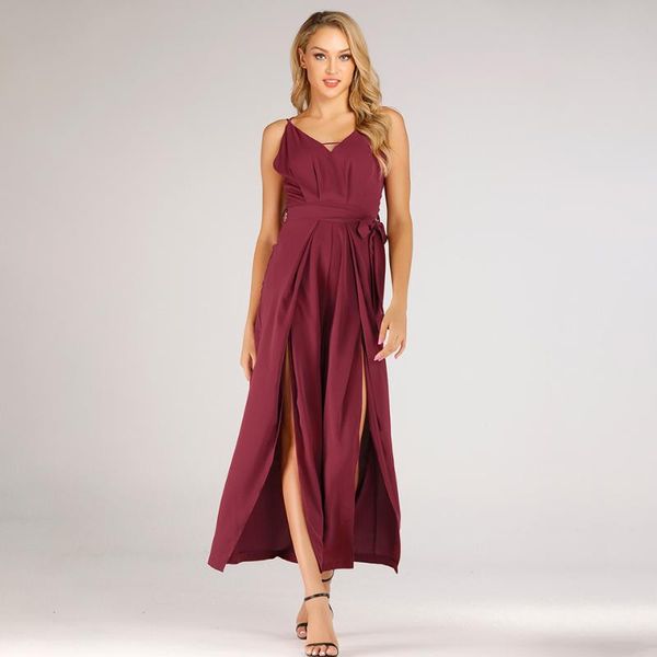 women's jumpsuits & rompers feecolor 1pcs cross backless v-neck strap foreign trade chiffon wide-leg jumpsuit, Black;white
women's jumpsuits & rompers feecolor 1pcs cross backless v-neck strap foreign trade chiffon wide-leg jumpsuit, Black;white