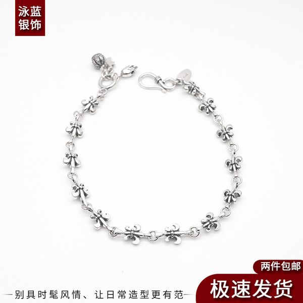 factory wholesale new s925 sterling crowe personalized niche design women's silver bracelet
factory wholesale new s925 sterling crowe personalized niche design women's silver bracelet