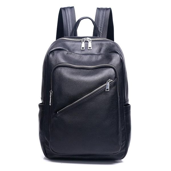 backpack men's genuine cowhide leather male fashion rucksack leisure travel lapshoulder bag
backpack men's genuine cowhide leather male fashion rucksack leisure travel lapshoulder bag