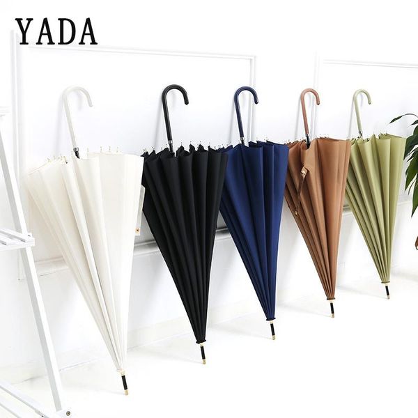 umbrellas yada 16k simple solid pu handle women umbrella long automatic for men strong rainproof parasol rain sun yd109
umbrellas yada 16k simple solid pu handle women umbrella long automatic for men strong rainproof parasol rain sun yd109
