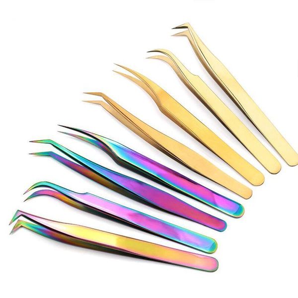 pcs stainless steel eyelashes tweezers professional for lashes extension gold decor anti-static eyelash tweezer makeup tools eyebrow & stenc
pcs stainless steel eyelashes tweezers professional for lashes extension gold decor anti-static eyelash tweezer makeup tools eyebrow & stenc