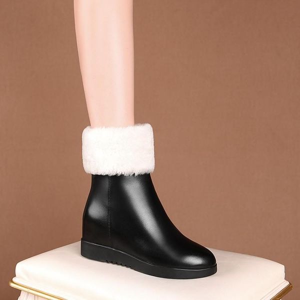boots mljuese 2021 women ankle cow leather winter wool blend black color round toe wedges heels female size 40
boots mljuese 2021 women ankle cow leather winter wool blend black color round toe wedges heels female size 40